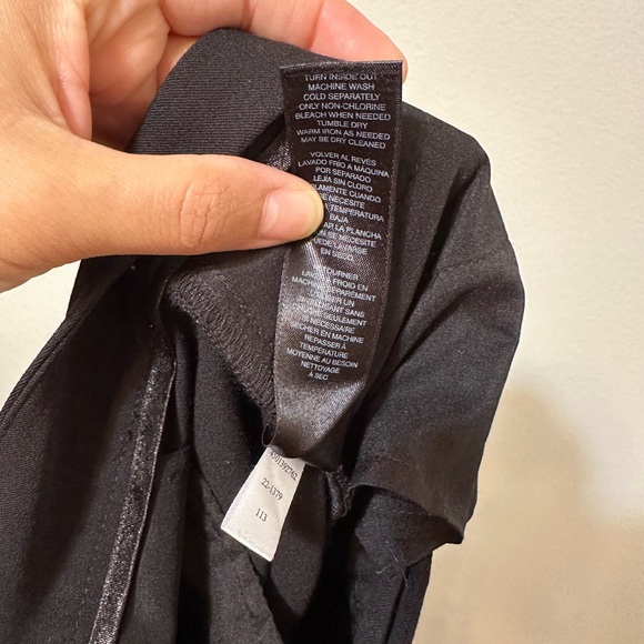 EUC WHITE HOUSE BLACK MARKET Legacy Modern Boot Cut Black Pants - Picture 7 of 7